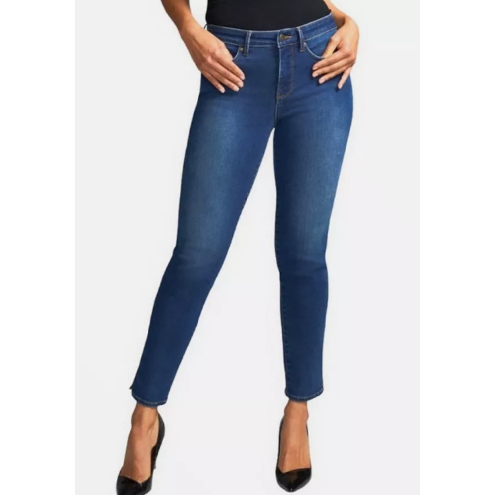 NYDJ Curves 360 Jeans Fit is Everything Denim in Heavenly 6 Minimalist Neutral